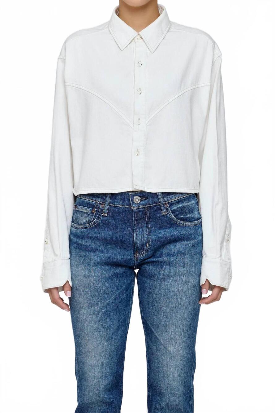 NEW MOUSSY foley shirt in white